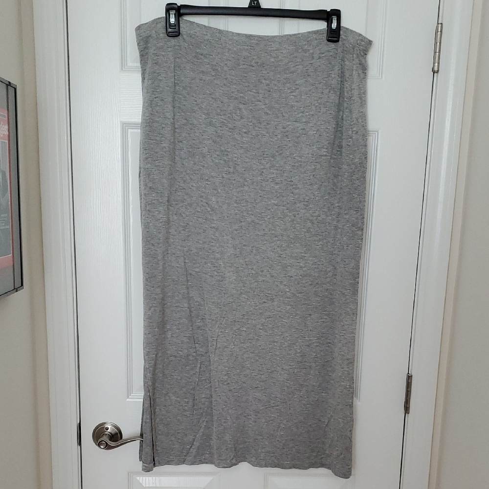 Soma 🌻 Heather Gray Maxi Skirt XL